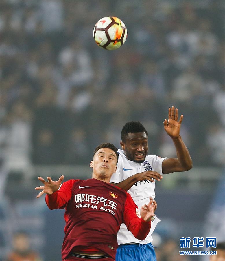 天津泰达客场战平河北华夏幸福，双方握手言和的简单介绍