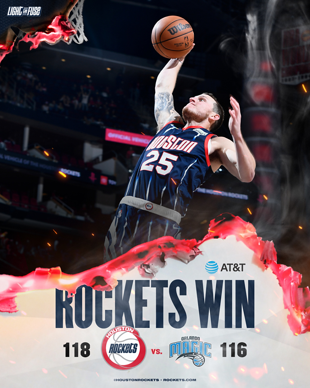 火箭击败森林狼，豪取五连胜