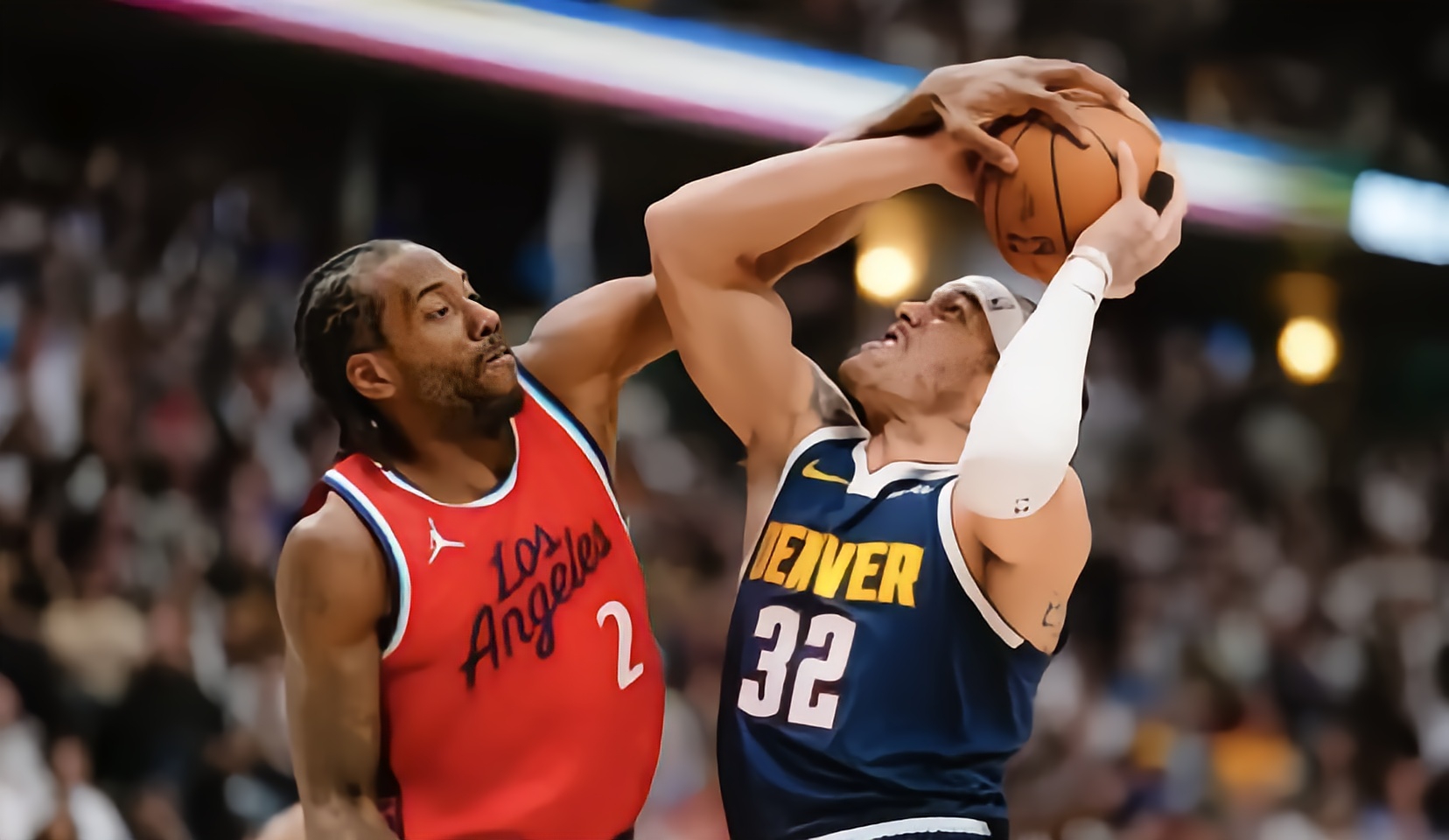 爵士横扫青岛队，伦纳德统治全场